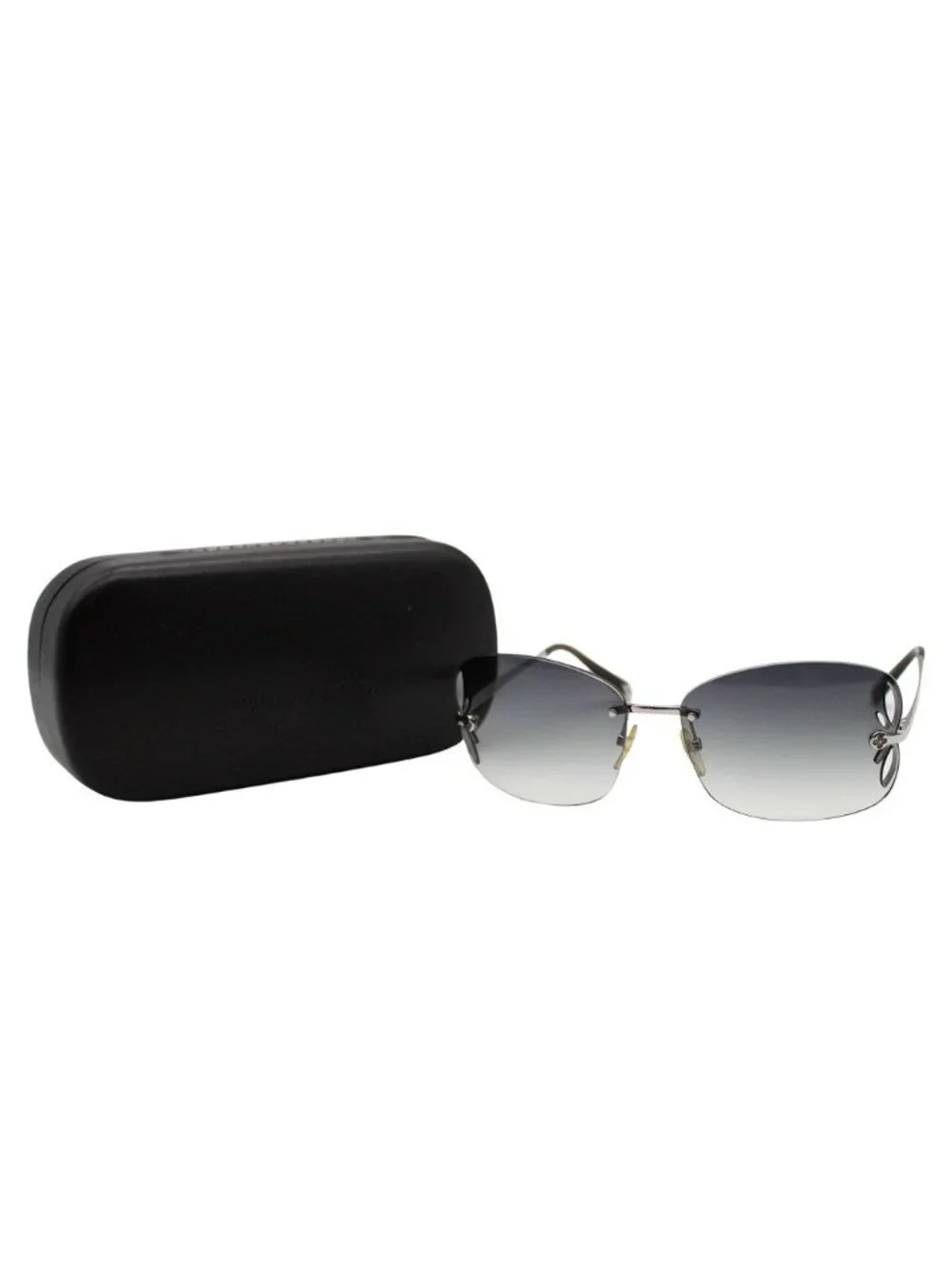 Louis Vuitton Sunglasses Metal Acetate Lily Teardrop Gray Adults Eyewear
